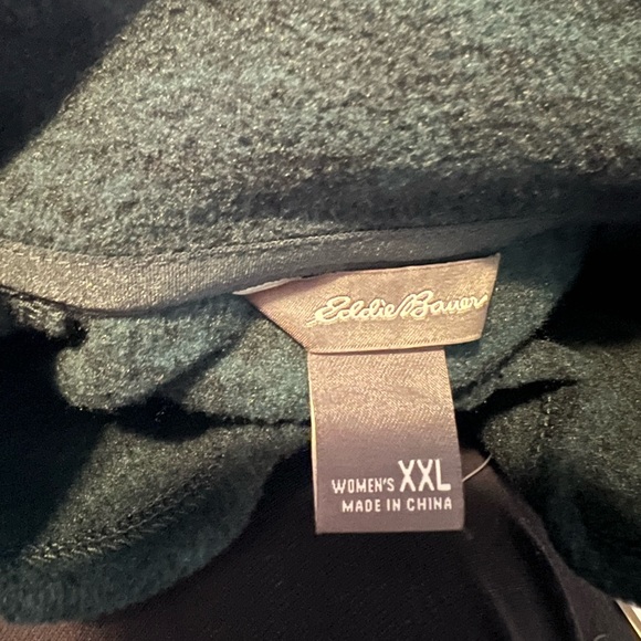 Eddie Bauer Plus Size Microfleece 1/4 Zip Pullover NWT - Picture 5 of 5
